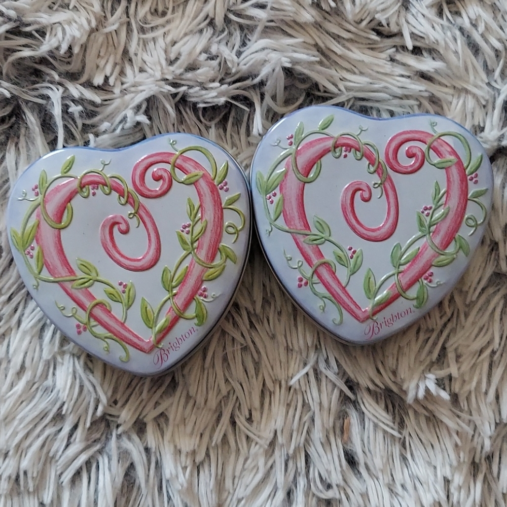 Set of 2 small Brighton tins